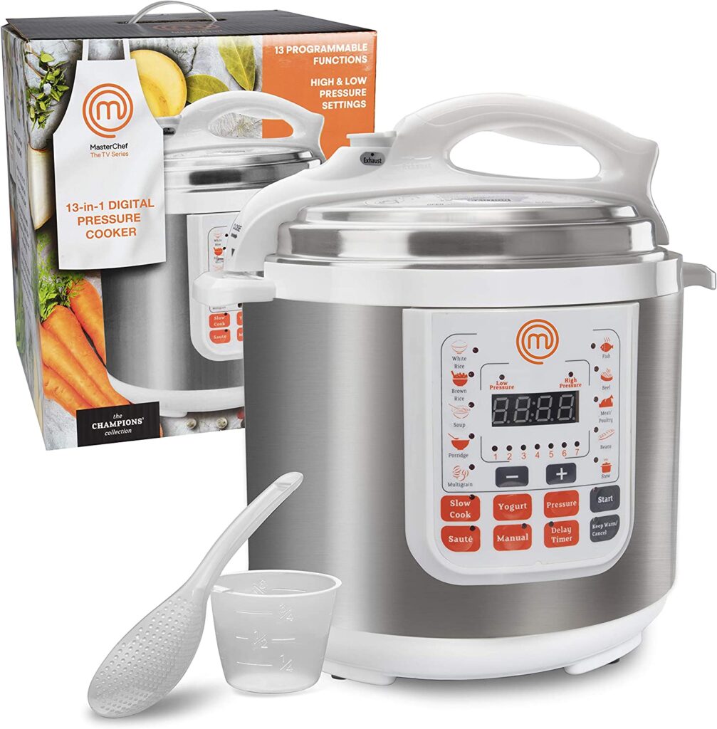 MasterChef pressure cooker 13 en 1 - 5.6 l